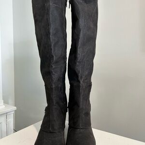 Women's Black Knee-High Boots